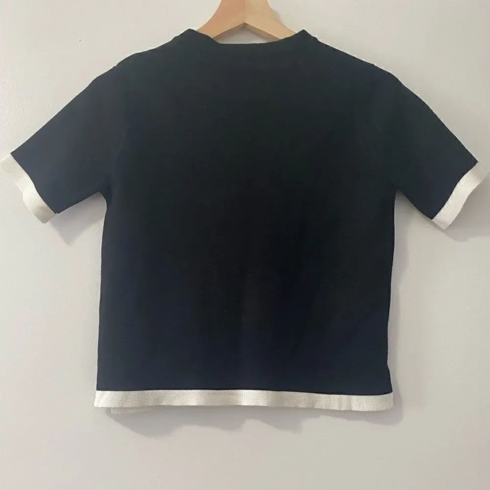 Zara black cropped top - Picture 2 of 3